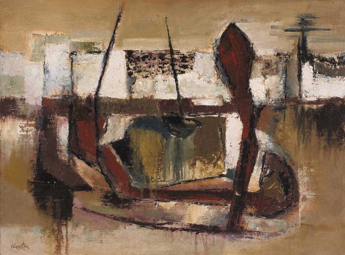 OLD HARBOUR, WEXFORD by Richard Kingston RHA (1922-2003) at Whyte's Auctions