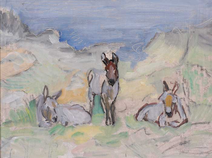 THREE DONKEYS by Sylvia Cooke-Collis (1900-1973) at Whyte's Auctions