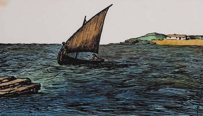 A GALWAY HOOKER by Jack Butler Yeats RHA (1871-1957) at Whyte's Auctions