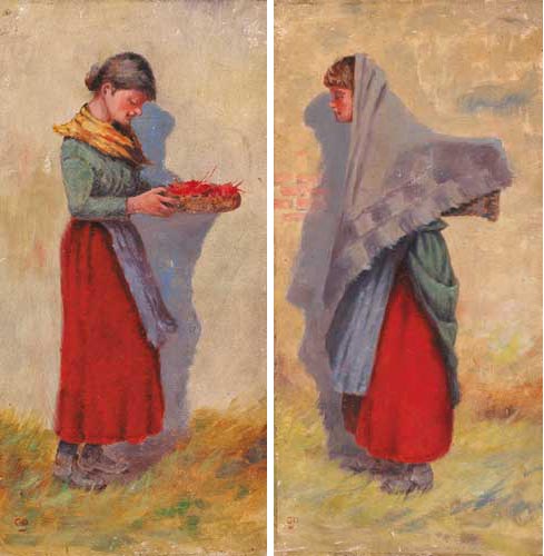 GALWAY WOMEN (A PAIR) at Whyte's Auctions