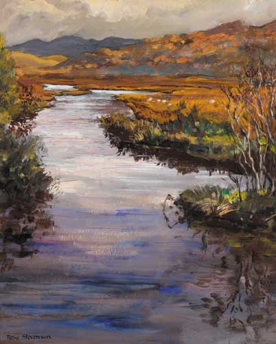 OWENCARROW RIVER, COUNTY DONEGAL, 1963 by Patric Stevenson PPRUA (1909-1983) at Whyte's Auctions