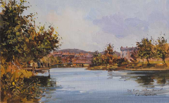 THE RIVER LAGAN, BELFAST by Colin Gibson sold for �300 at Whyte's Auctions