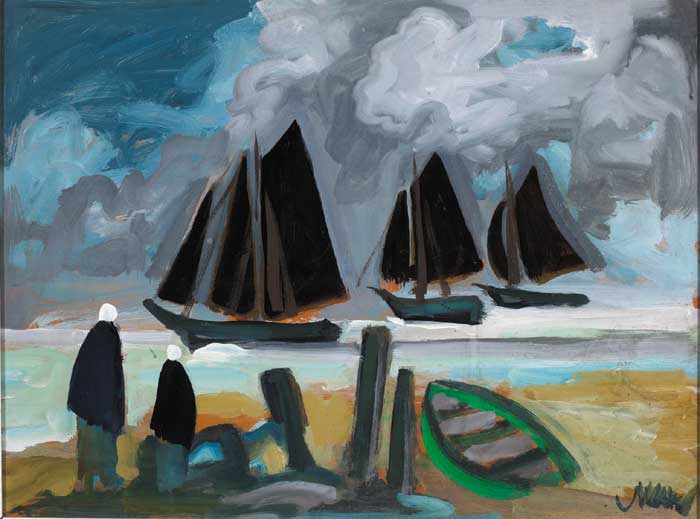 SHAWLIES AND TALL SHIPS by Markey Robinson (1918-1999) at Whyte's Auctions