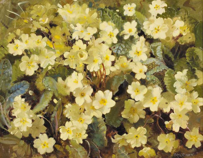 PRIMROSES by Geraldine M. O'Brien (b.1922) at Whyte's Auctions