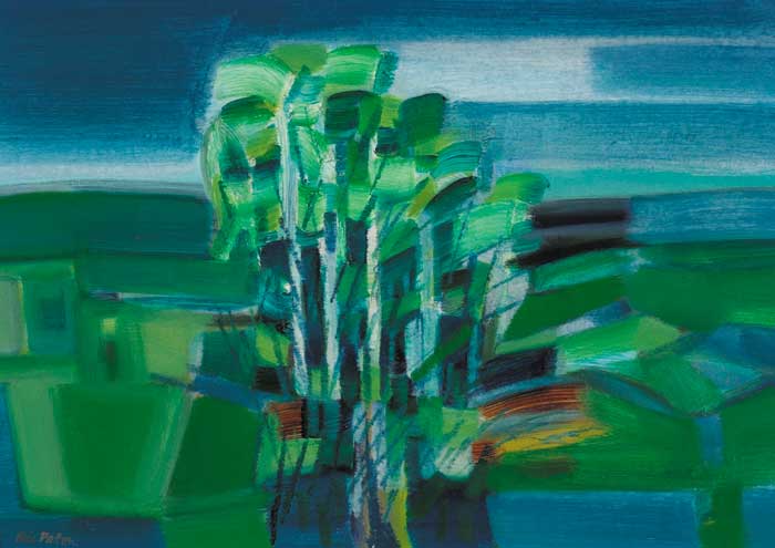 LANDSCAPE WITH TREES by Eric Patton sold for �600 at Whyte's Auctions