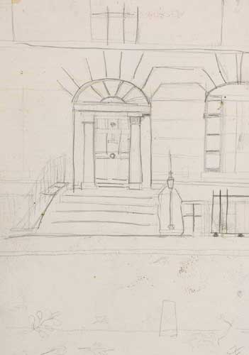 GEORGIAN DUBLIN DOORWAY by Graham Knuttel (b.1954) at Whyte's Auctions