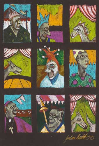 NINE PERSONALITIES, 1983 by Graham Knuttel (b.1954) at Whyte's Auctions