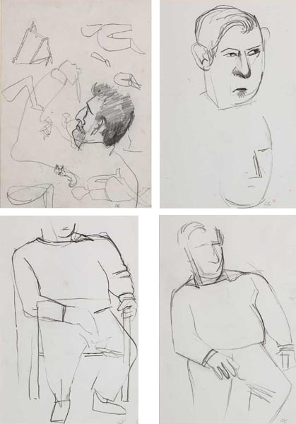 FIGURE STUDIES (SET OF FOUR) by Graham Knuttel (b.1954) at Whyte's Auctions