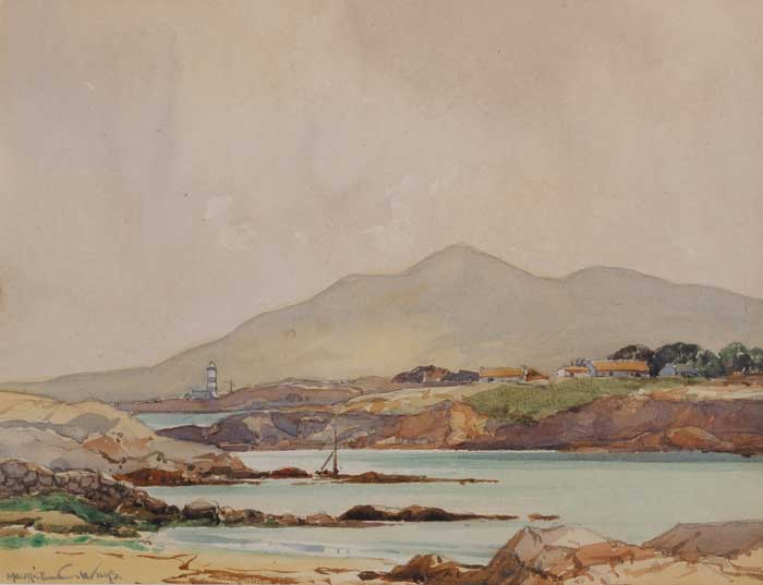 MOURNE MOUNTAINS FROM ST JOHN'S POINT, COUNTY DOWN by Maurice Canning Wilks RUA ARHA (1910-1984) at Whyte's Auctions