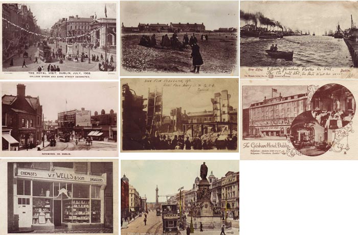 COLLECTION OF PICTURE POST CARDS OF DUBLIN circa 1900 to 1920s at Whyte's Auctions