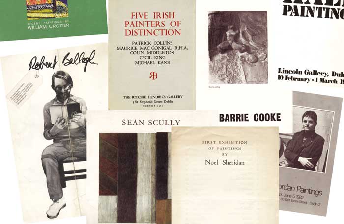 A significant collection of catalogues and signed monographs, mostly 1960s to 1980s at Whyte's Auctions