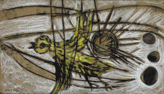 YOUNG BIRD by Gerard Dillon sold for �6,400 at Whyte's Auctions