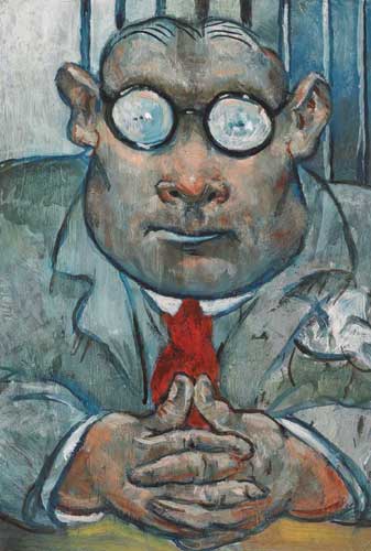 THE BUSINESSMAN by Mary Swanzy sold for �10,500 at Whyte's Auctions