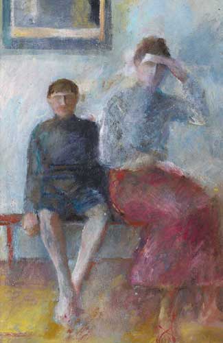 SITTING IN THE SUN by Elizabeth Taggart (b.1943) at Whyte's Auctions