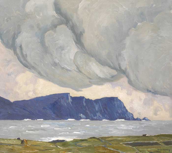 DOOEGA HEAD, ACHILL ISLAND, circa 1916-19 by Paul Henry RHA (1876-1958) at Whyte's Auctions