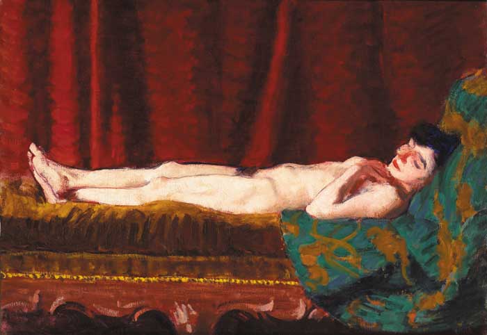 RECLINING NUDE, circa 1916 by Roderic O'Conor (1860-1940) at Whyte's Auctions