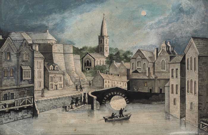 ELIZABETH FORT AND OLD SAINT FINBARR'S, CORK, 1798 (FROM THE PARAPET OF SOUTH GATE) by John Fitzgerald (1825-1910) (1825-1910) at Whyte's Auctions