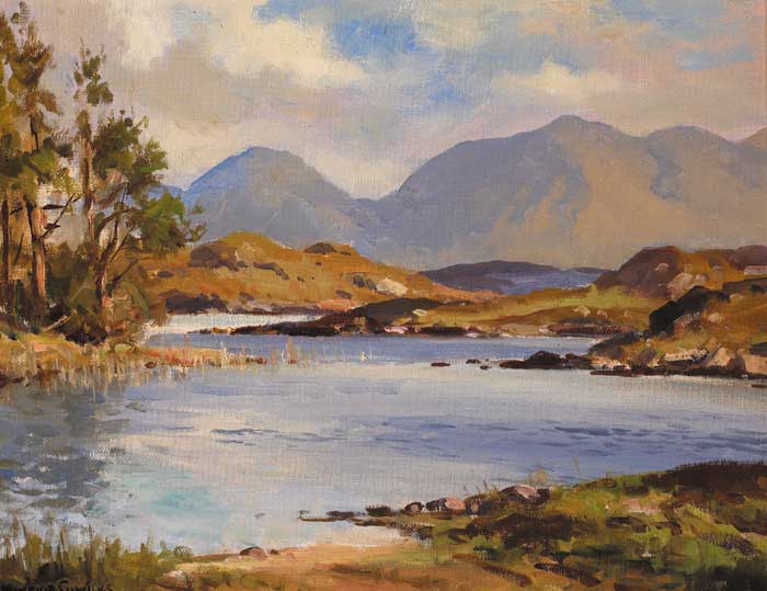 LOUGH DERRYCLARE by Maurice Canning Wilks RUA ARHA (1910-1984) at Whyte's Auctions