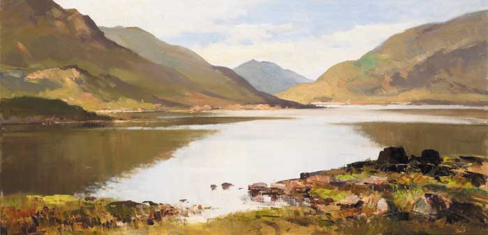 DOO LOUGH, COUNTY MAYO by Maurice Canning Wilks RUA ARHA (1910-1984) at Whyte's Auctions