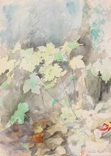 SYCAMORE SHOOTS by Tom Carr HRHA HRUA ARWS (1909-1999) at Whyte's Auctions