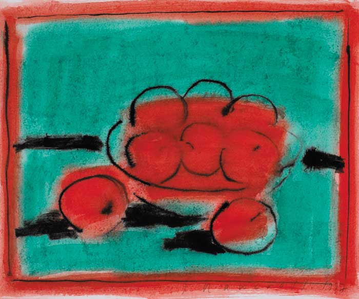 BOWL OF APPLES, 1997 by Neil Shawcross RHA RUA (b.1940) at Whyte's Auctions