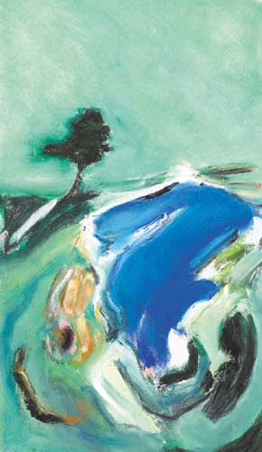 FALLING LANDSCAPE, 2002 by Noel Sheridan (1936-2006) (1936-2006) at Whyte's Auctions