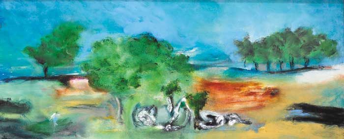 LANDSCAPE NADENT, 2001 by Noel Sheridan sold for �950 at Whyte's Auctions