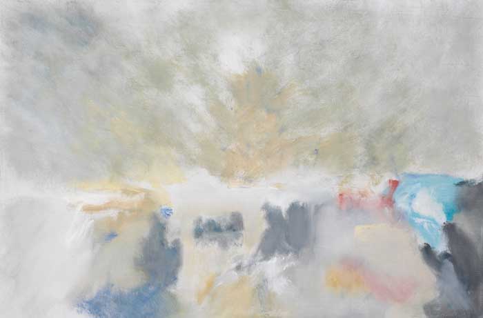 GREY SHAPES IN LANDSCAPE, 2004 by Noel Sheridan (1936-2006) at Whyte's Auctions