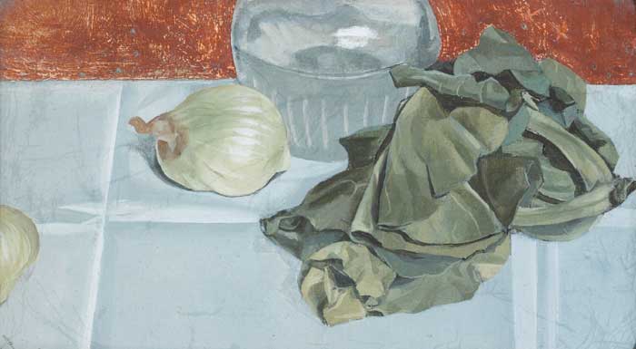 ONION, CABBAGE AND RAMEKIN by Edward McGuire RHA (1932-1986) at Whyte's Auctions