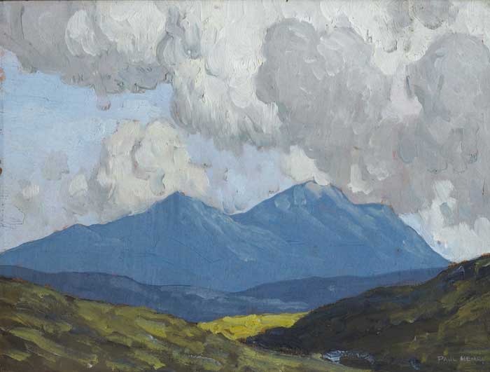 THE TWELVE PINS, CONNEMARA, circa 1933-34 by Paul Henry RHA (1876-1958) at Whyte's Auctions