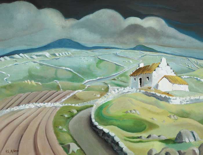 GALWAY LANDSCAPE by Harry Epworth Allen RBA (1894-1958) at Whyte's Auctions