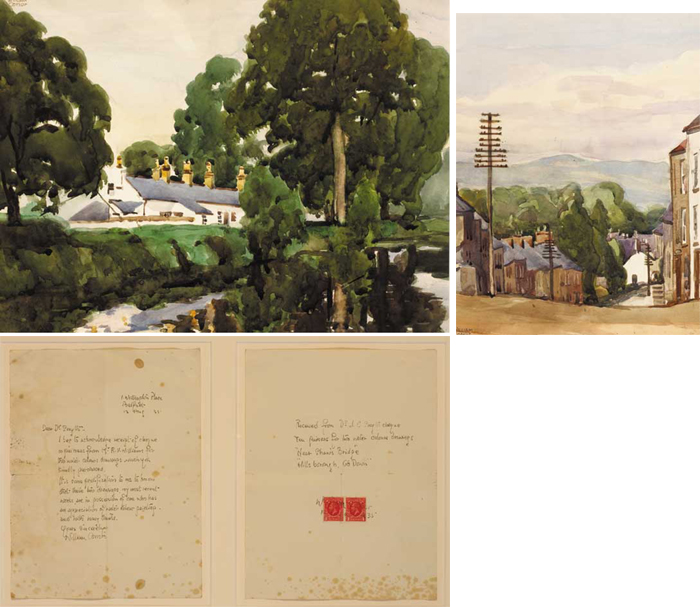 NEAR SHAW'S BRIDGE and HILLSBOROUGH, COUNTY DOWN, 1935 (A PAIR) by William Conor OBE RHA RUA ROI (1881-1968) at Whyte's Auctions