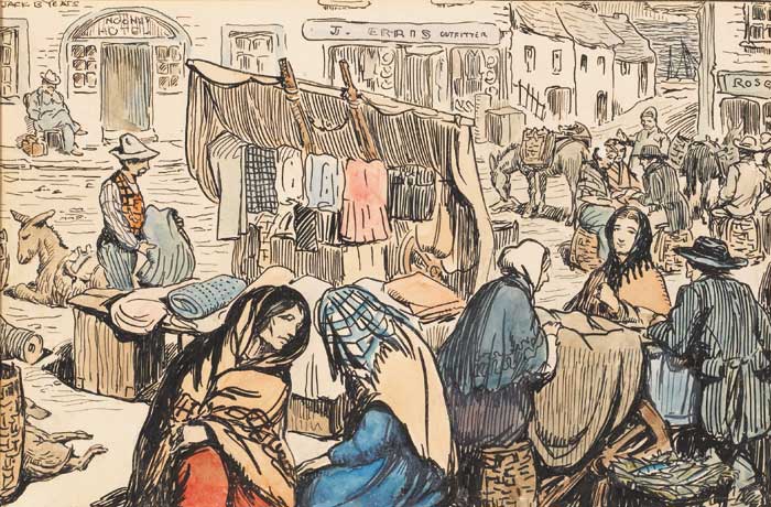 A JUNE FAIR, 1912 by Jack Butler Yeats RHA (1871-1957) at Whyte's Auctions
