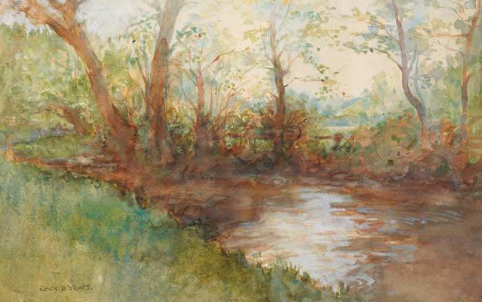 THE LITTE GARA RIVER, circa 1900 by Jack Butler Yeats RHA (1871-1957) at Whyte's Auctions