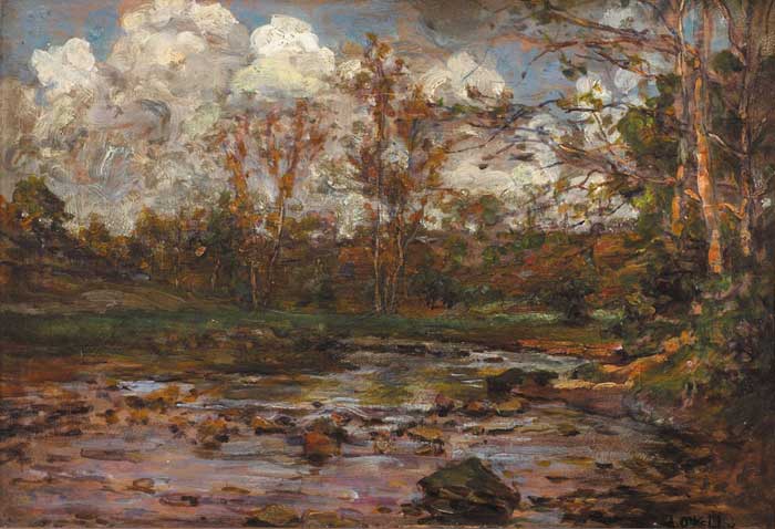 THE BROOK, MAINE, AFTER THE RAIN by Aloysius C. O’Kelly sold for €4,000 at Whyte's Auctions