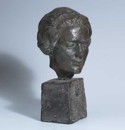 A STUDY (HEAD OF A WOMAN) by Jerome Connor sold for 5,500 at Whyte's Auctions