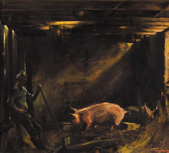 MURTY SULLIVAN'S SOW, 1974 by Thomas Ryan PPRHA (1929-2021) at Whyte's Auctions