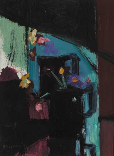 STILL LIFE WITH FLOWER, 1991 by Brian Ballard RUA (b.1943) at Whyte's Auctions