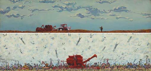 THE SOWER and THE REAPER (A PAIR), 1975 by Jim McDonagh (fl. 1970s) at Whyte's Auctions