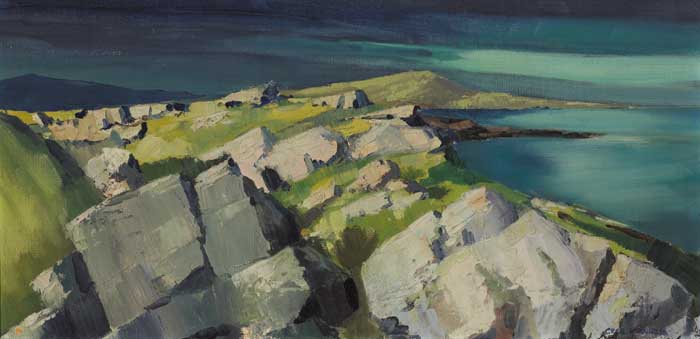 CONNEMARA LANDSCAPE, 1962 by Cecil Maguire RHA RUA (1930-2020) at Whyte's Auctions