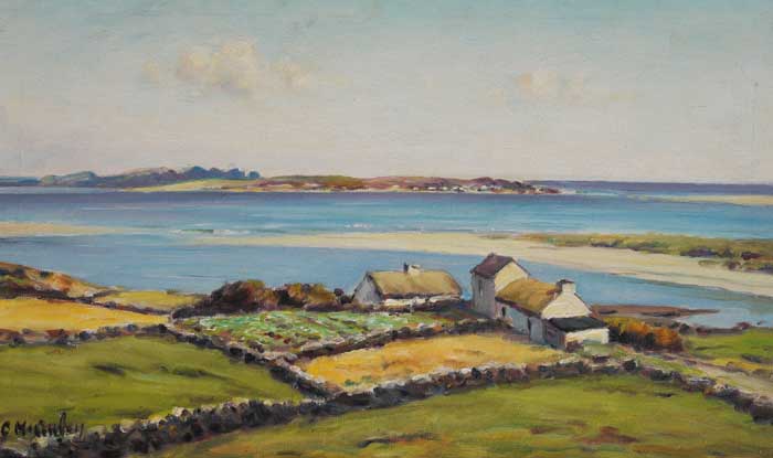 SMALL HOLDINGS BY THE SEA by Charles J. McAuley RUA ARSA (1910-1999) at Whyte's Auctions