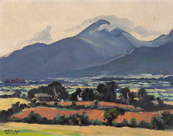 SLIEVE DONARD, COUNTY DOWN by Anne Primrose Jury sold for �2,300 at Whyte's Auctions