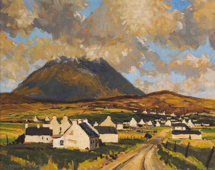 CROAGH PATRICK, COUNTY MAYO by Desmond Turner RUA (b.1923) at Whyte's Auctions