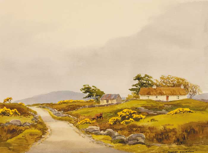 COTTAGE NEAR ARDARA, COUNTY DONEGAL by Robert Egginton (b.1943) at Whyte's Auctions