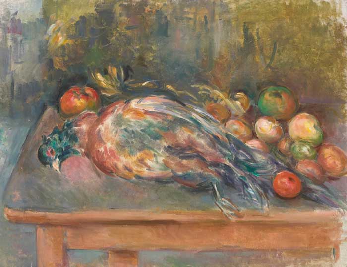 STILL LIFE OF PHEASANT AND FRUIT by Stella Steyn (1907-1987) at Whyte's Auctions