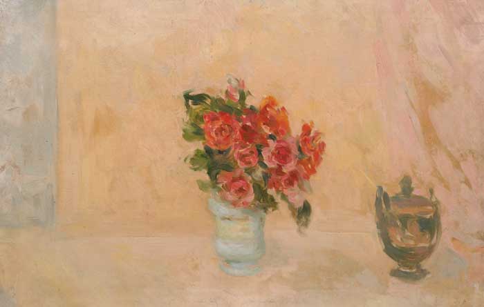 STILL LIFE WITH ROSES by Stella Steyn (1907-1987) at Whyte's Auctions