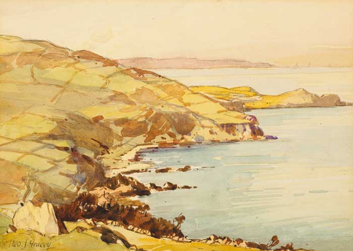 TORR HEAD, COUNTY ANTRIM by Theodore James Gracey RUA (1895-1959) RUA (1895-1959) at Whyte's Auctions