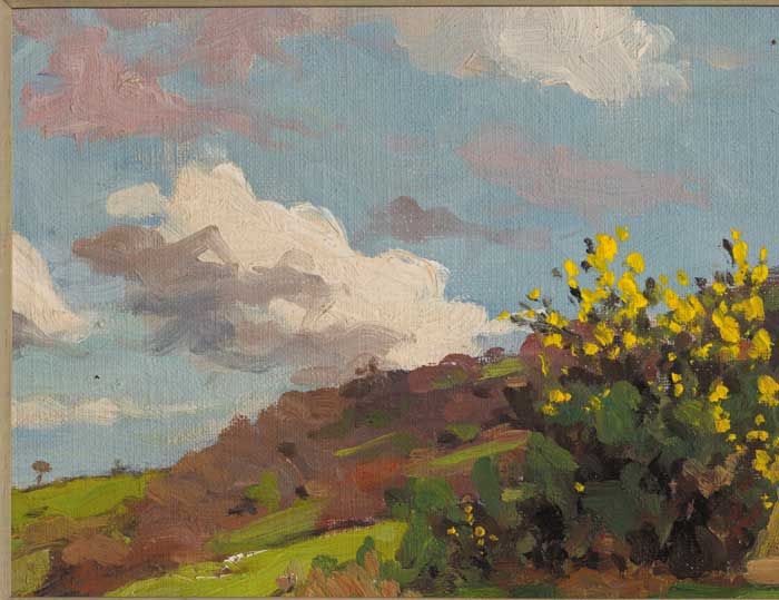 GORSE BUSHES by Michael Healy (1873-1941) at Whyte's Auctions