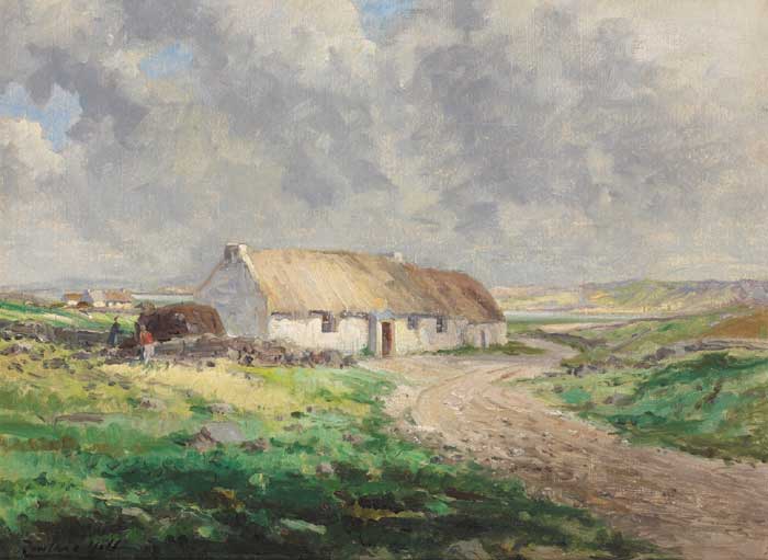 SHOWERY DAY, BLOODY FORELAND, COUNTY DONEGAL by Rowland Hill ARUA (1915-1979) ARUA (1915-1979) at Whyte's Auctions