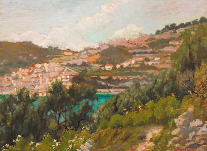 CAP FERRAT, 1924 by Alexandre Tielens sold for �800 at Whyte's Auctions
